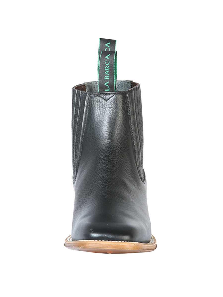 Classic Rodeo Cowboy Boots of Genuine Leather for Men 'La Barca' - ID: 126412