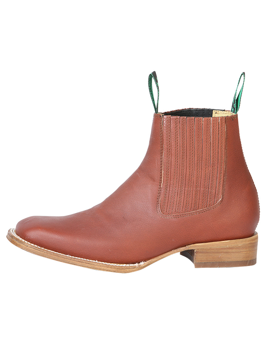 Botines Vaqueros Piel Genuina Western Ankle Boots Don Max