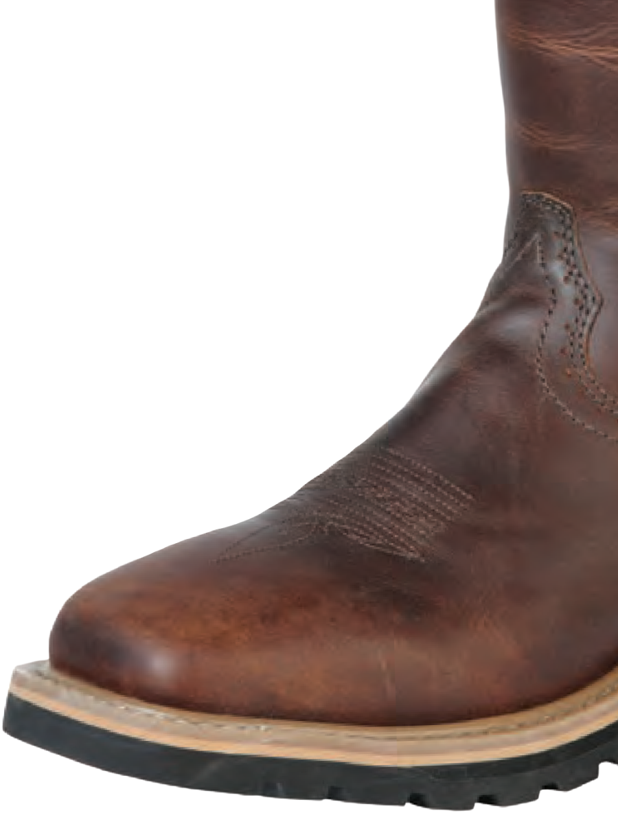 Men's Genuine Leather Soft Toe Goodyear Construction Waterproof Work Boots 'Centenario' - ID: 126418 Waterproof Work Boots Centenario