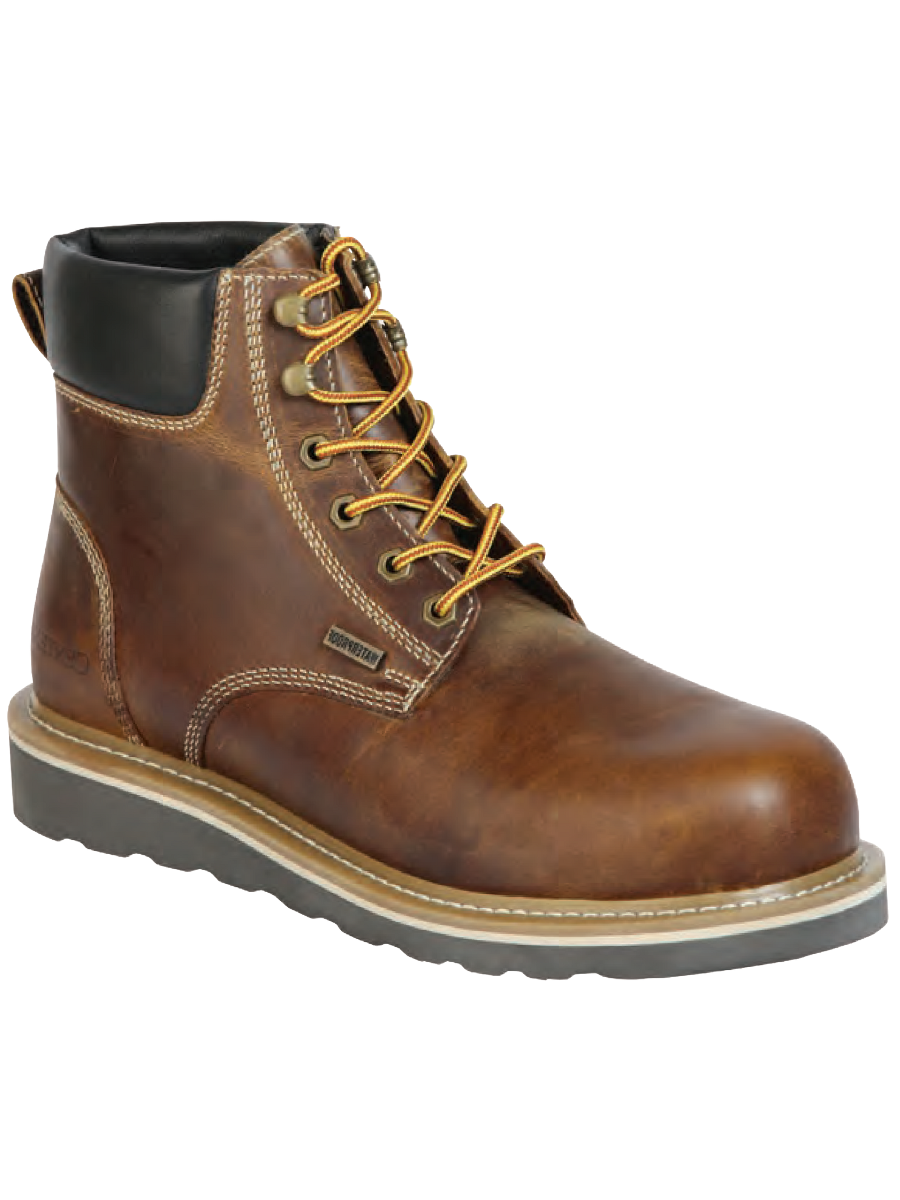 Waterproof Work Boots with Goodyear Lace Construction with Genuine Leather Fiber Toe for Men 'Centenario' - ID: 126420 Waterproof Work Boots Centenario