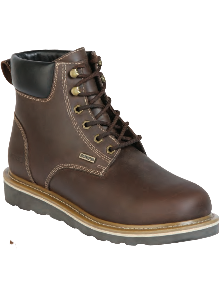 Waterproof Work Boots with Goodyear Lace Construction with Soft Toe in Genuine Leather for Men 'Centenario' - ID: 126421 Waterproof Work Boots Centenario