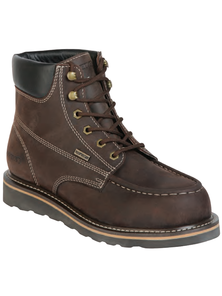 Waterproof Work Boots with Goodyear Lace Construction with Genuine Leather Fiber Toe for Men 'Centenario' - ID: 126422 Waterproof Work Boots Centenario