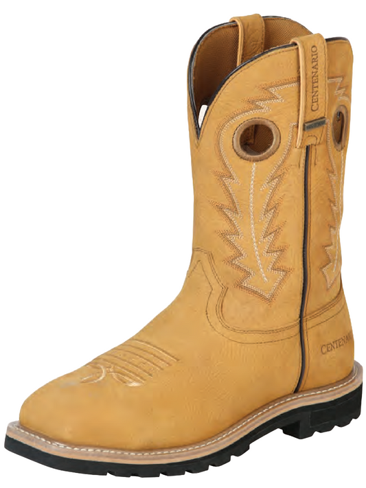 Goodyear Construction Waterproof Work Boots with Nubuck Leather Fiber Tip for Men 'Centenario' - ID: 126720