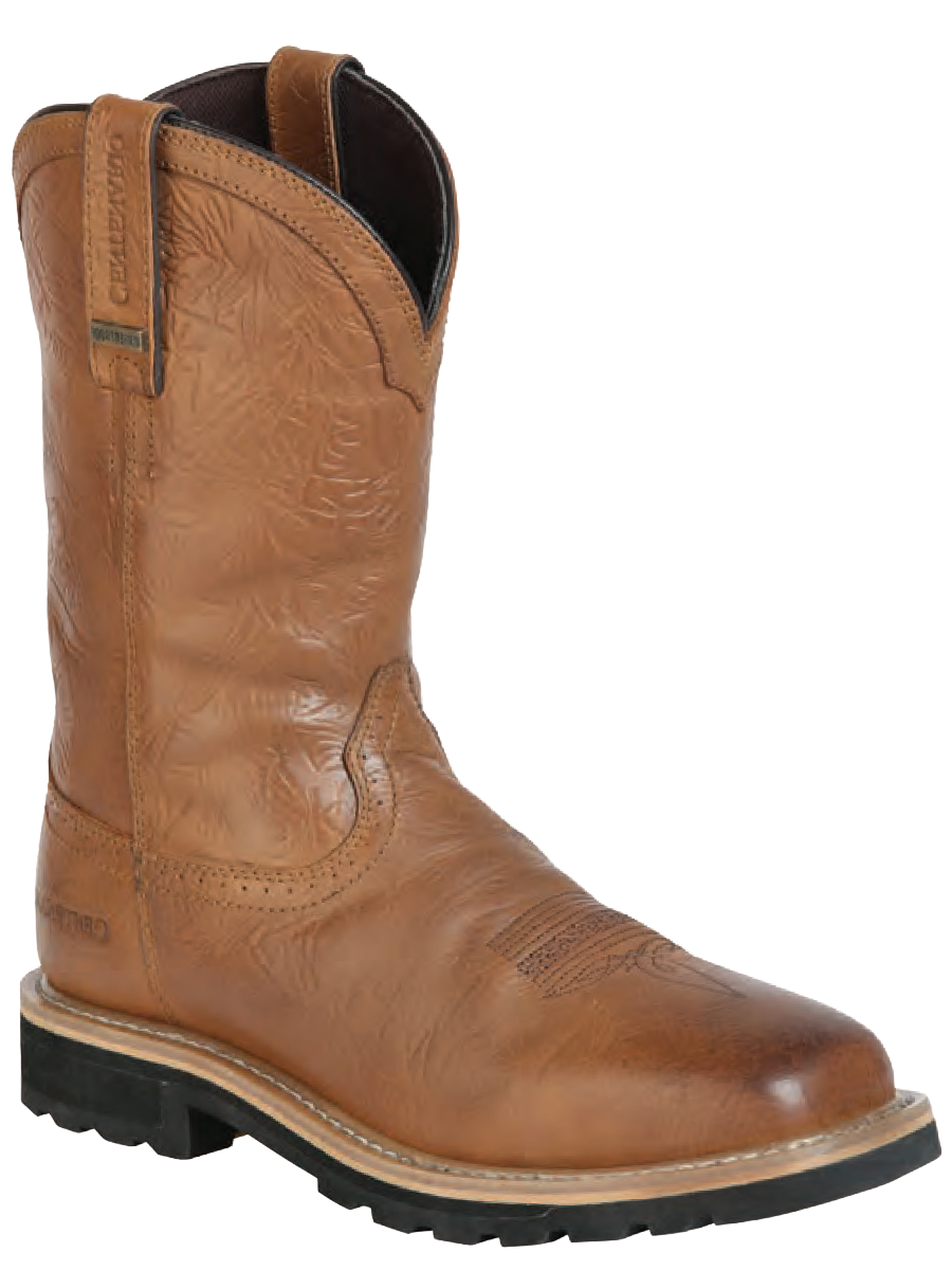 Men's Genuine Leather Soft Toe Goodyear Construction Waterproof Work Boots 'Centenario' - ID: 126724 Waterproof Work Boots Centenario