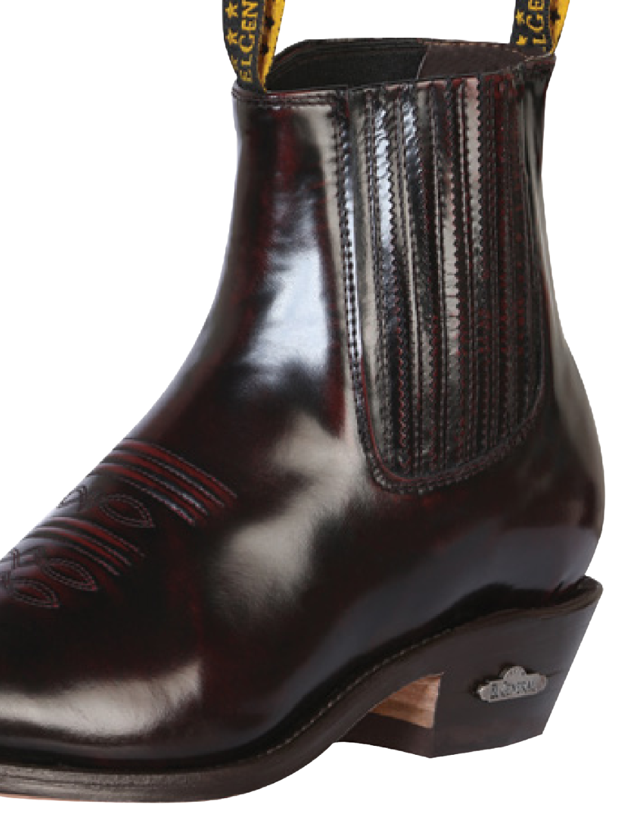 Classic Genuine Leather Chameleon Finish Cowboy Boots for Men 'El General' - ID: 179