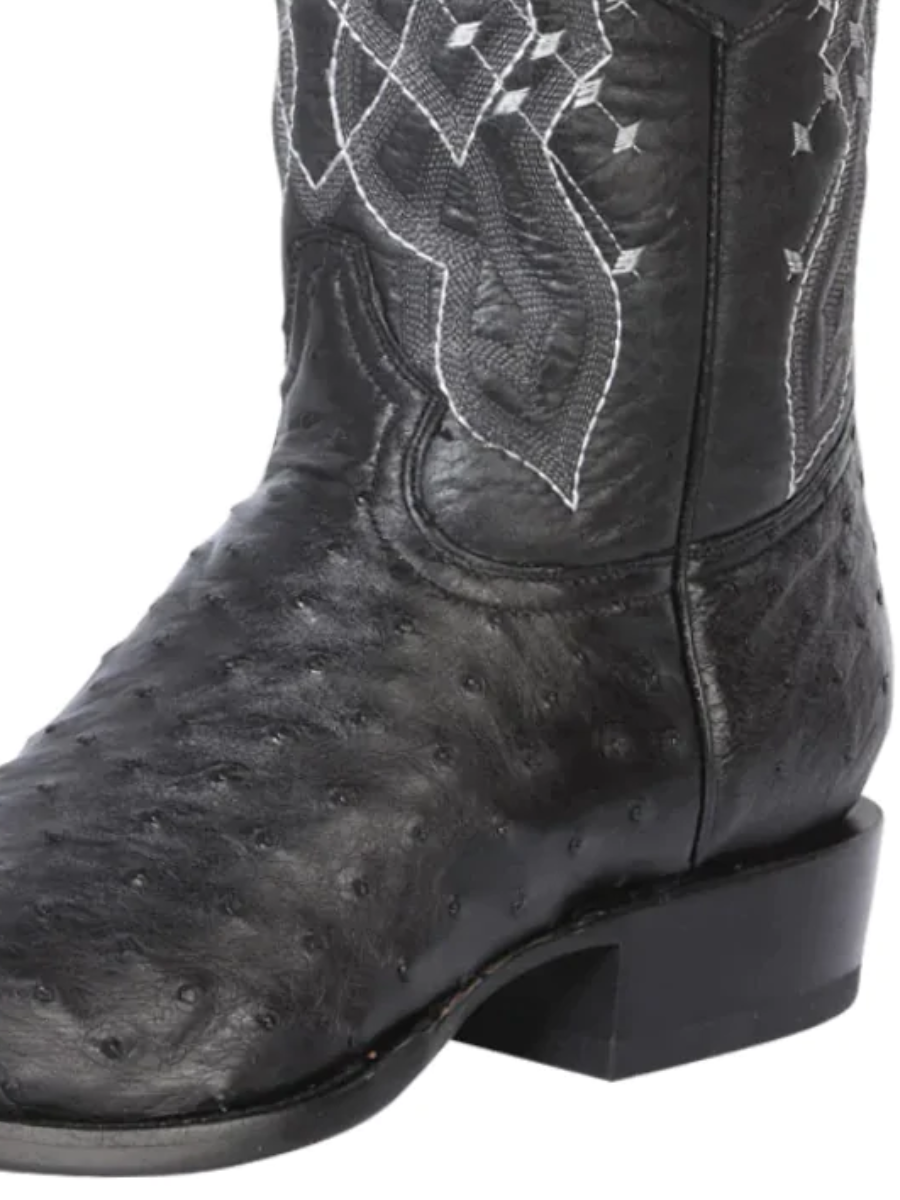 Original Ostrich Exotic Cowboy Boots for Men 'Centenario' - ID: 124420