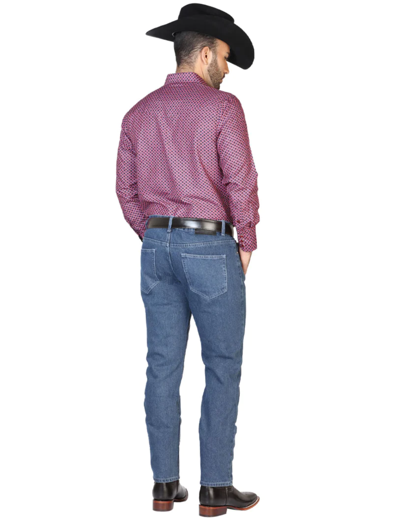 Pantalon de Mezclilla Casual Azul Claro para Hombre 'El General' - ID: 41331 Denim Jeans El General 