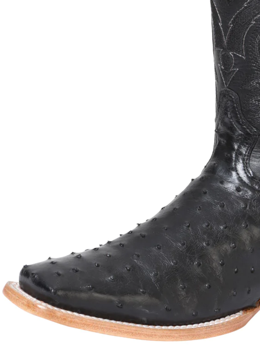Original Ostrich Rodeo Exotic Cowboy Boots for Men '100 Years' - ID: 42771