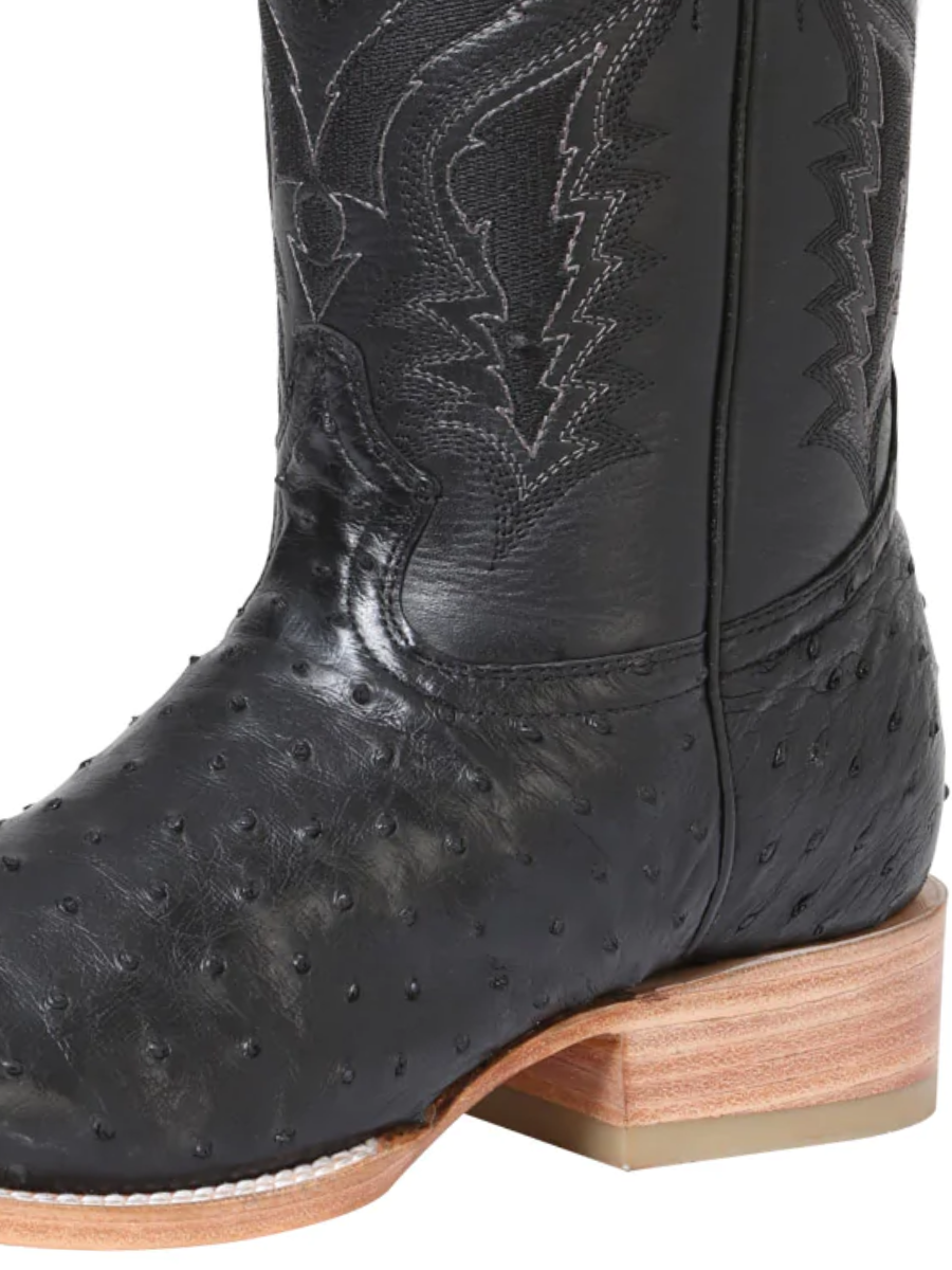 Original Ostrich Rodeo Exotic Cowboy Boots for Men '100 Years' - ID: 42771