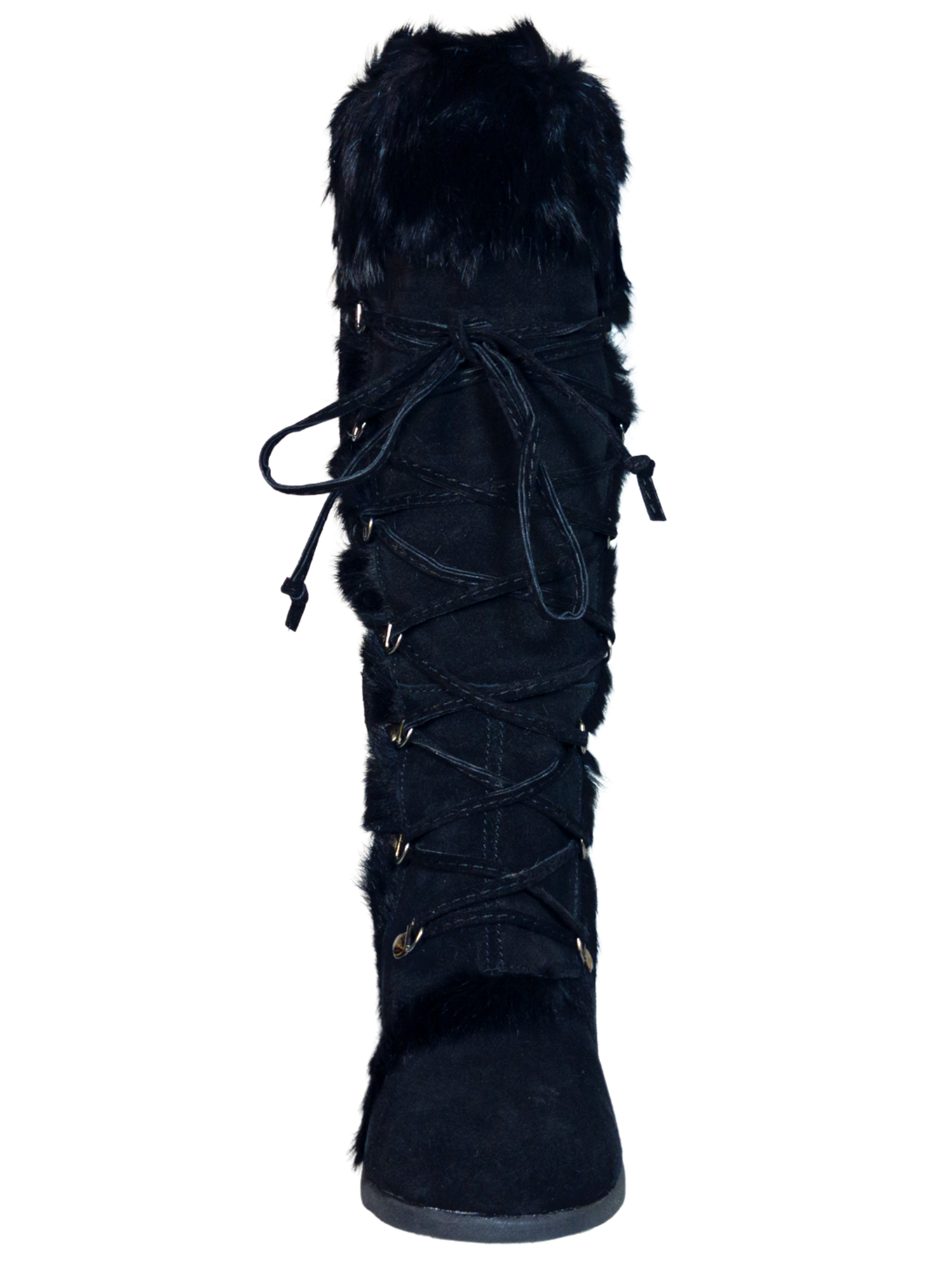 Botas de Invierno de Cuña de Piel Gamuza/Pelo de Conejo para Mujer 'Bearpaw' - ID: 7132 Winter Boots Bearpaw 